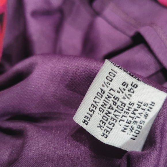 Jax Women's Sz 12 Retro Mod Dress Purple Paisley with Pockets - Picture 5 of 9
